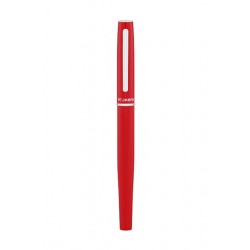 Yookers Yooth 751 Refillable Fibre Tip Pen in Imperial red lacquer - Cap on