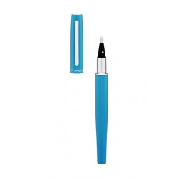 Yookers Yooth 751 Refillable Fibre Tip Pen in Maya blue lacquer - Cap Off
