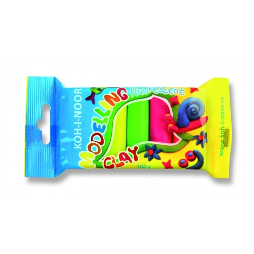 Pk of 5 Fluorescent Modelling Clay