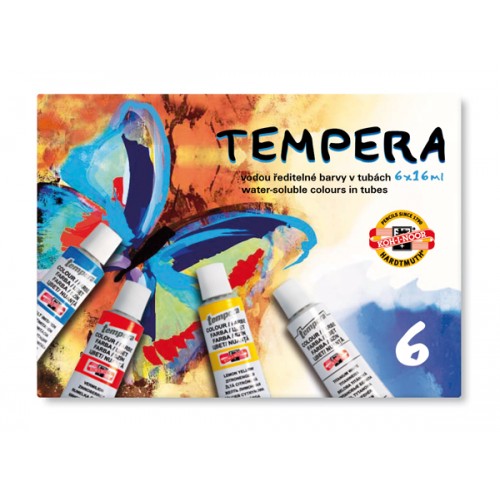 Set of 6 Tempera Paints