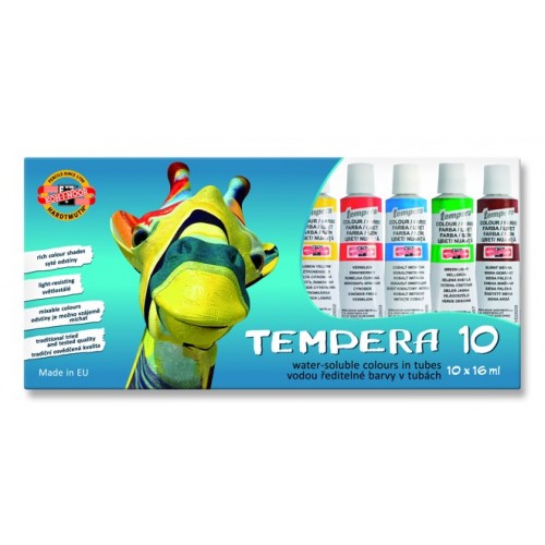 Set of 10 Tempera Paints