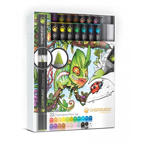 Chameleon Art Products 22 Pen Delux set