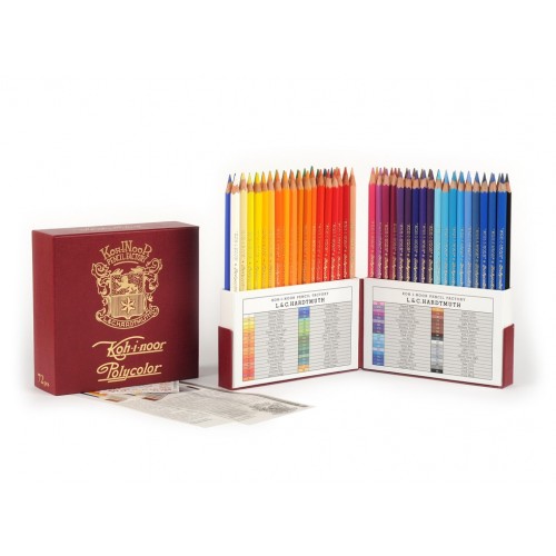 Retro Set of 72 Polycolour pencils