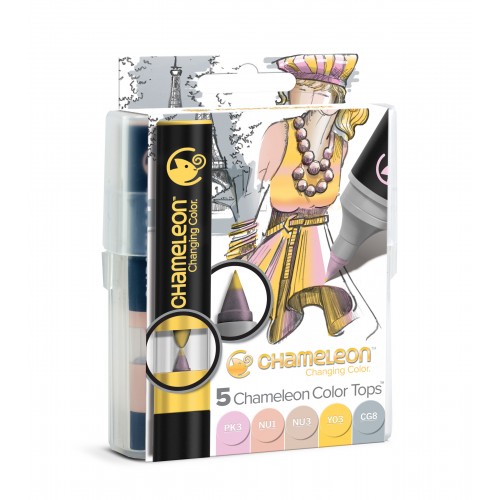 Chameleon Art Products Color Tops Pastel Tones Set of 5 