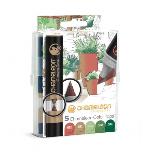 Chameleon Art Products Color Tops Nature Tones Set of 5 