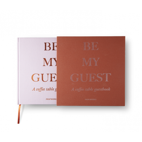 Printworks Guest Book - Rust/Pink