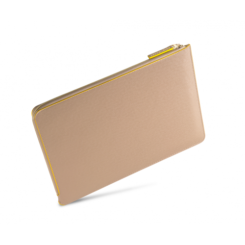 Printworks Laptop case (Beige/Yellow) - 10-12 inch