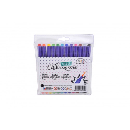 Callicreative Colour Broad Markers - Wallet of 12