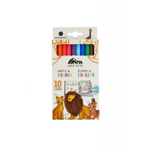 Lionheart Write & Colour Pens