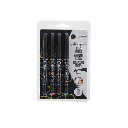 CalliCreative Marker 3.6 Pack of 4 Assorted Colours