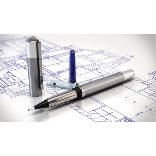 Yookers 999 METIS Fiber pen Grey brushed lacquer satin 1.0mm fibre tip