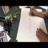 Speed Calligraphy with Alice Mazzilli and the Manuscript Calligraphy Pencil